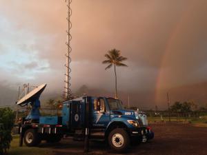 Bell was instrumental in bringing a Doppler on Wheels mobile radar system to Hawai‘i.