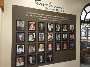 The TIM Alumni Hall of Honor at George Hall.