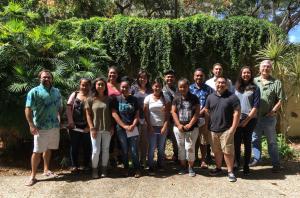 2017 cohort of Environmental Biology for Pacific Islanders program.